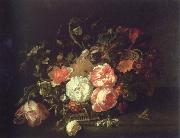 Rachel Ruysch flowers and lnsects oil painting reproduction